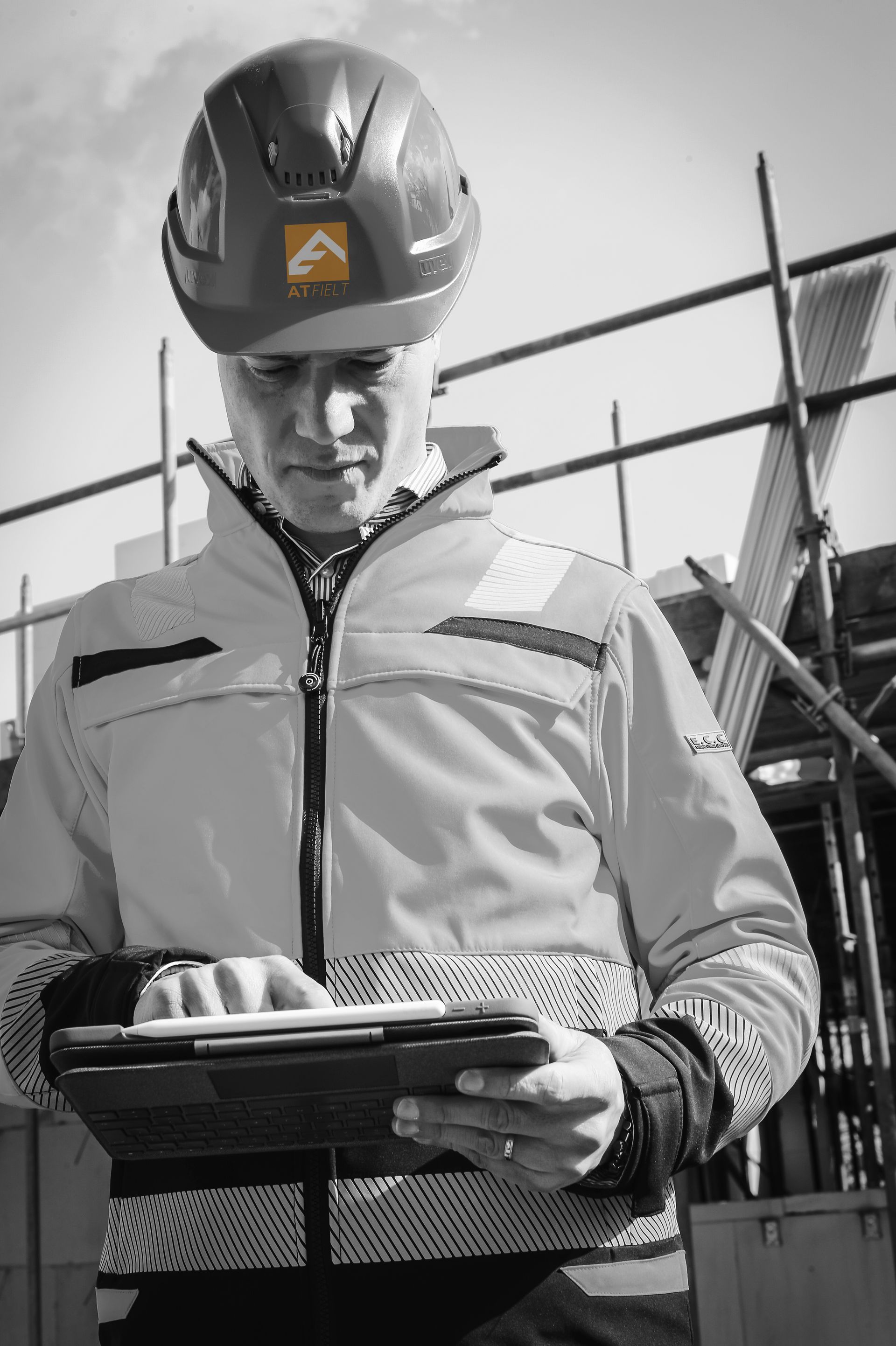 At Fielt op de bouwplaats